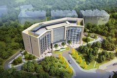 昆明官渡区经济技术开发区长水航城效果图技术开发